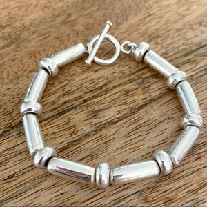 Sterling beaded bracelet